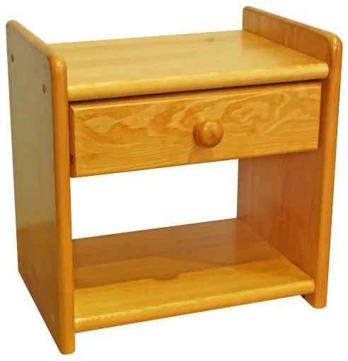 ComfortMatrace Nočný stolík z masívu ELIAS Barva: dub