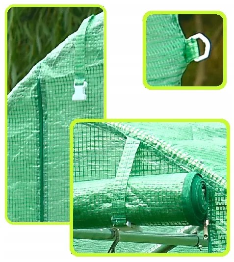 Záhradný fóliovník 2x3,5m BIELY + darček