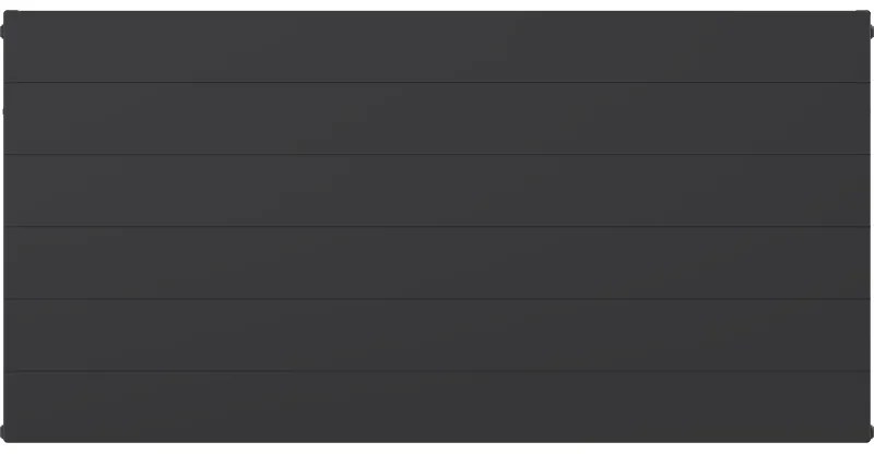 Mexen, panelový radiátor Mexen Line CL22 600 x 1100 mm, bočné pripojenie, 1741 W, antracit - W422L-060-110-66