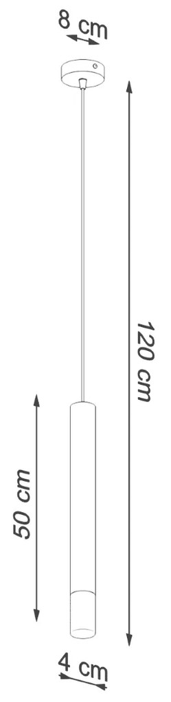 Sollux Lighting Závesné svietidlo WEZYR 1 čierne