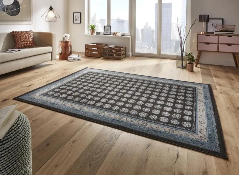 Mint Rugs - Hanse Home koberce Kusový koberec Classico 102701 anthrazit blau - 200x290 cm