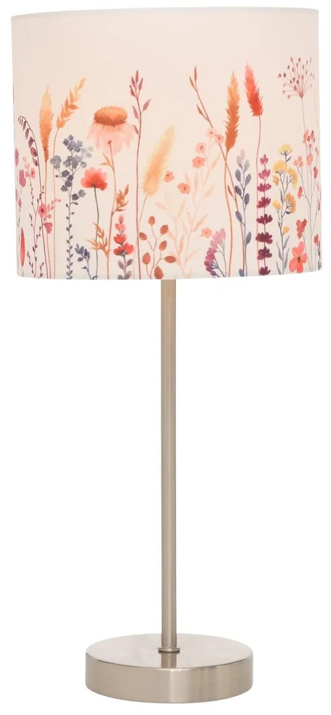 Stolová lampa Kornelia s kvetinovým vzorom Variant: A