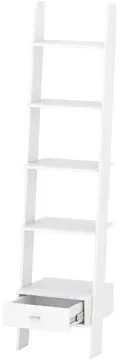 Regál DRABINA biely