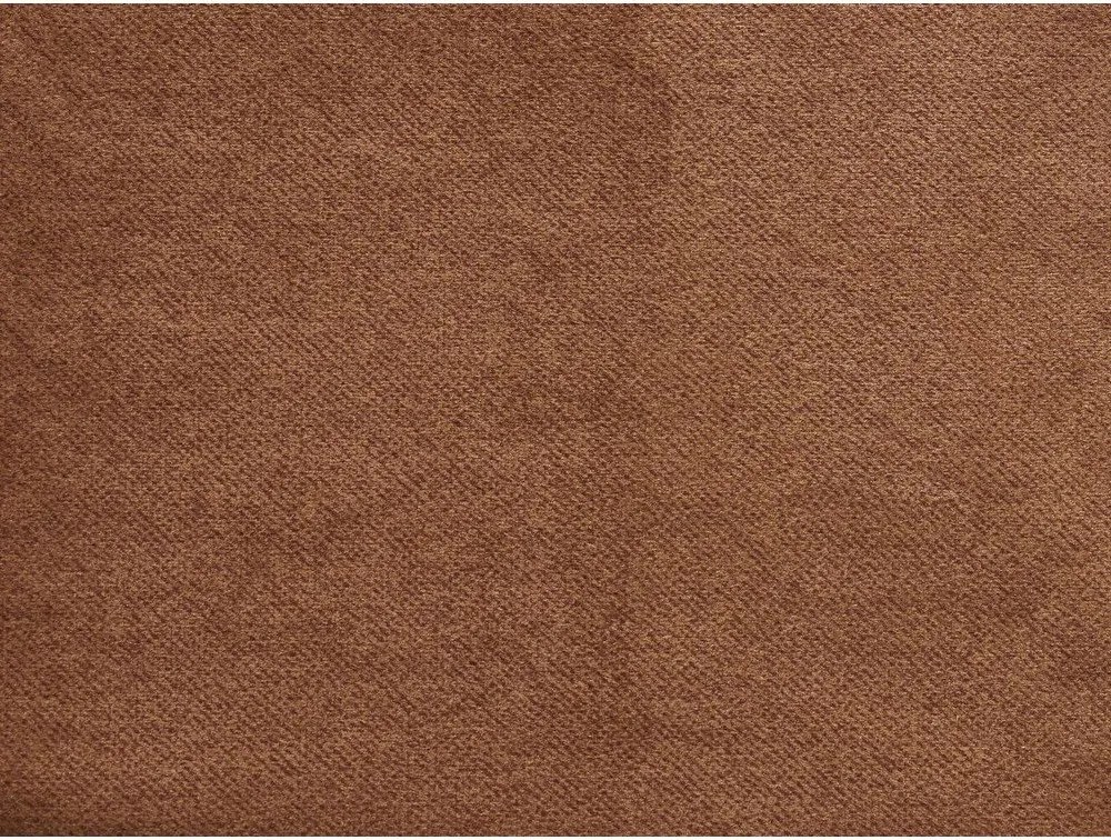 Oranžová zamatová podnožka Sierra – Bobochic Paris