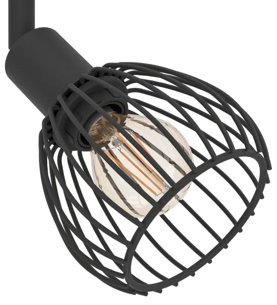 Eglo 901039 - Bodové svietidlo SONNINO 2xE14/40W/230V čierna