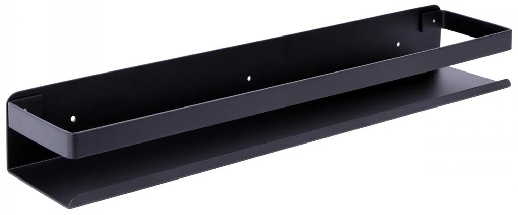 Polica MEGARA 30cm čierna