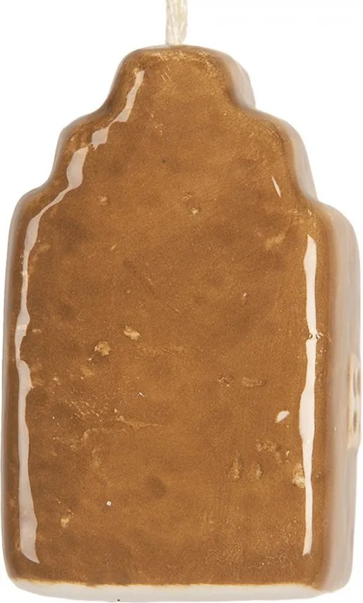Závesná ozdoba perníková chalúpka Gingerbread Cott - 4*4*6 cm