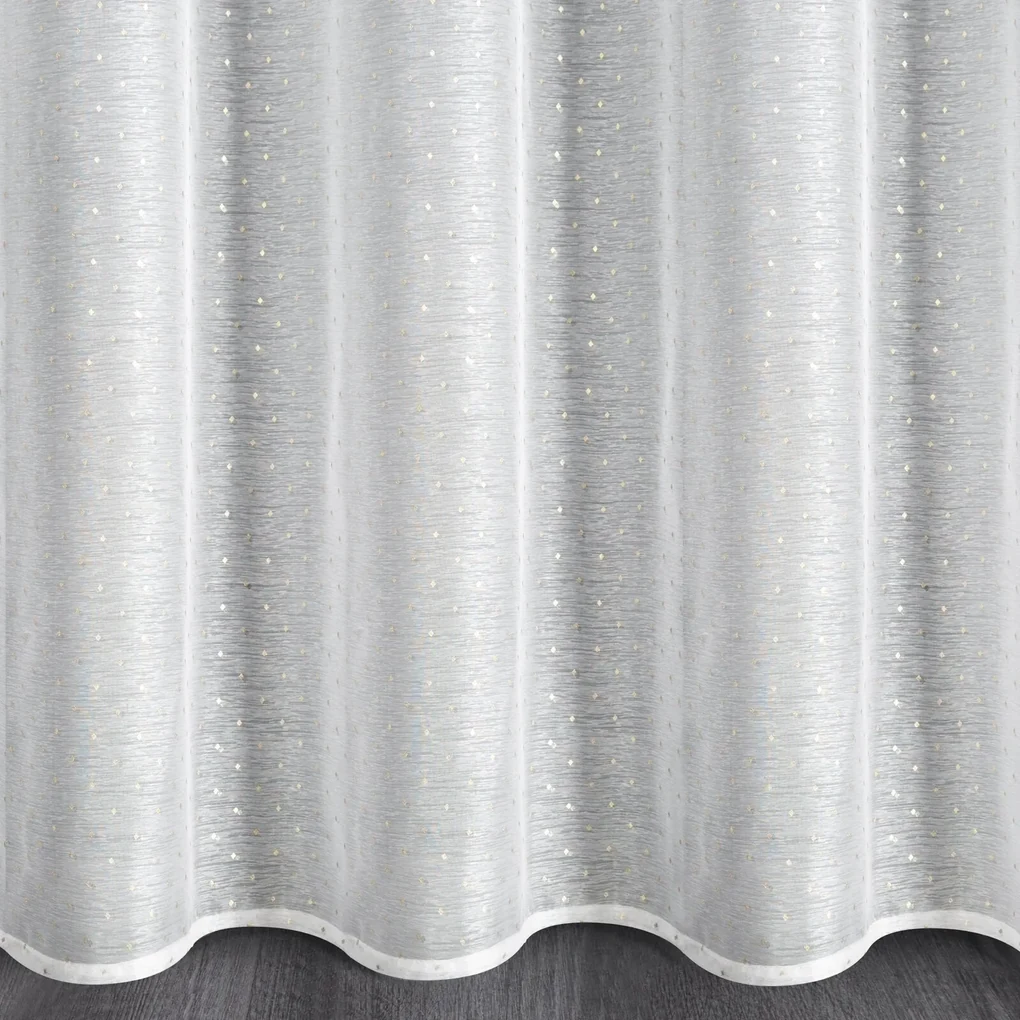 ZÁCLONA NA PÁSKE SIBEL 300X250 CM BIELA