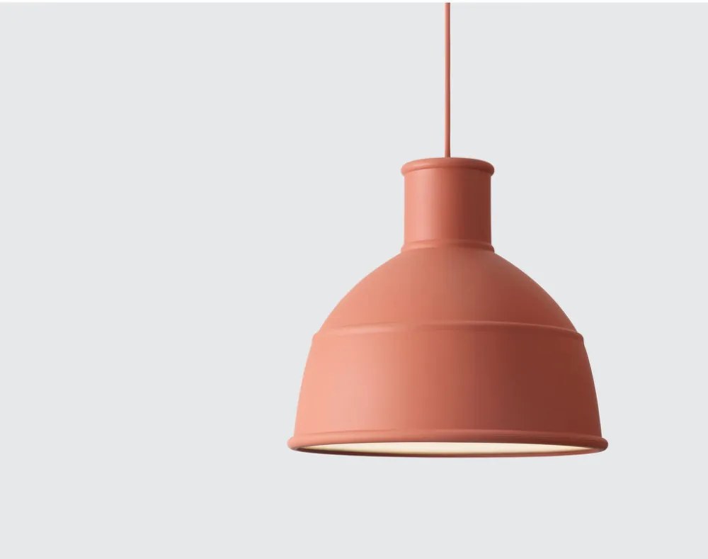 Muuto Závesná lampa Unfold, terracotta UNFPEN3205