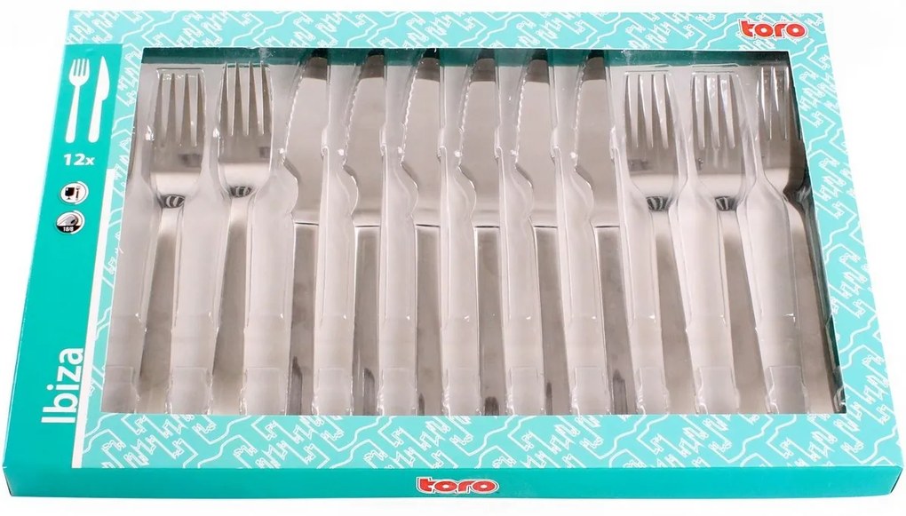 Toro Sada steakových príborov Ibiza, 12 ks