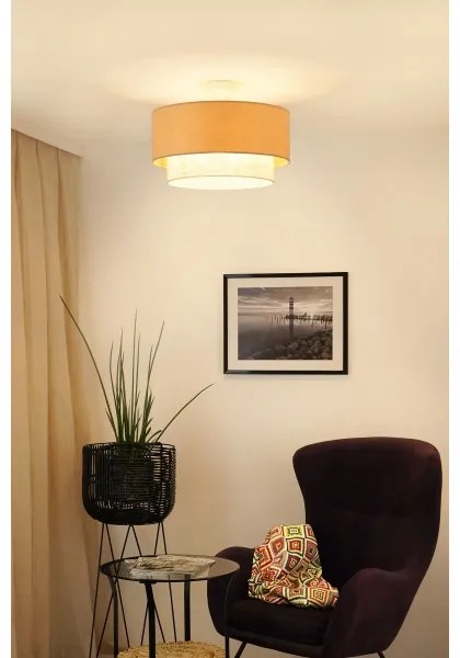 Brilagi - Prisadený luster ARIZONA BOHO 1xE27/15W/230V pr. 45 cm béžová