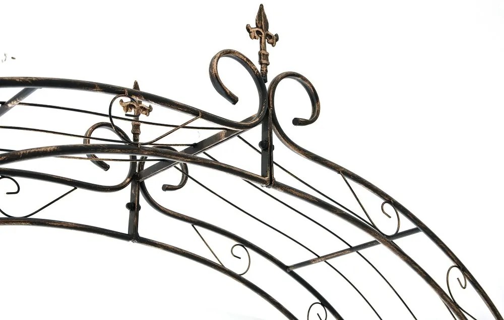 Oblúk na ruže Shines - Bronzová