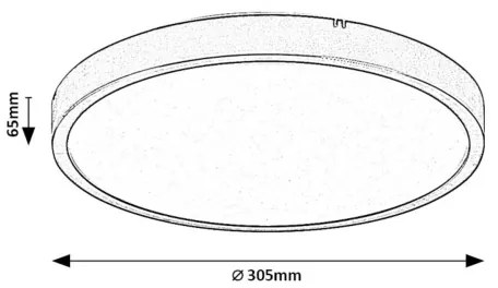 Rabalux 71426 - LED Kúpeľňové stropné svietidlo ALENZO LED/18W/230V IP44 biela