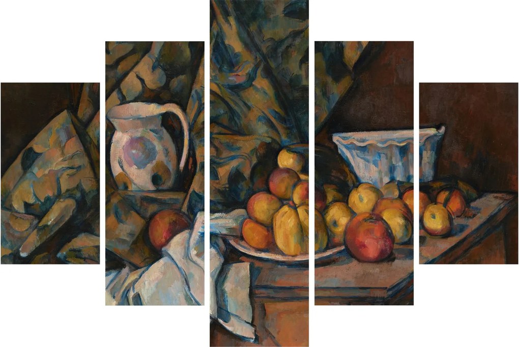 Obraz - Paul Cézanne, Still Life with Apples and Peaches, reprodukcia (150x105 cm)