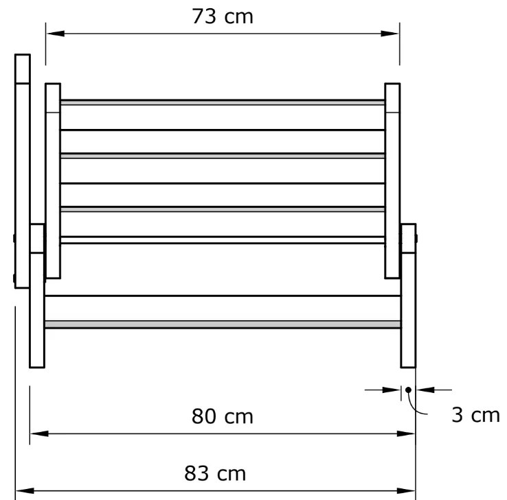 Rozkládací futonová pohovka BREEZIO 02 170 cm z - výber z 10 prevedení