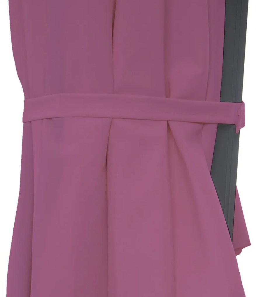 Nástenný slnečník Casoria 3 m polyester hliník/oceľ - levanduľovo-červená