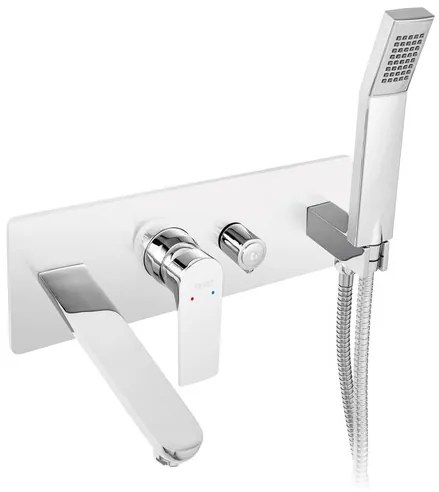 Novaservis Algeo Square sprchová a vaňová batéria vrátane podomietkového telesa chróm baq11p 82220.0