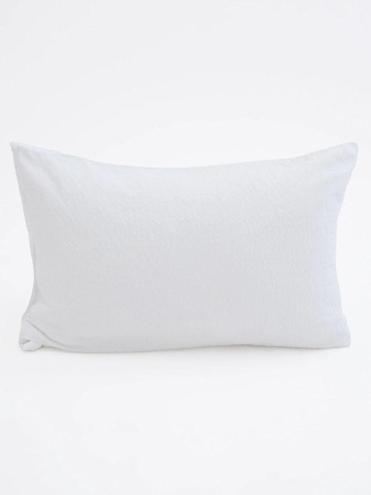 Krepová obliečka na vankúš Renforcé 40 × 60 cm - Julia biela