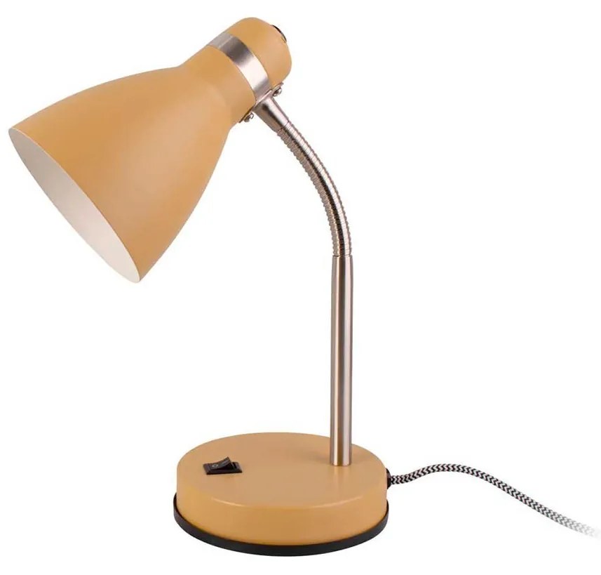 Stolná lampa New Study žltá 30 cm
