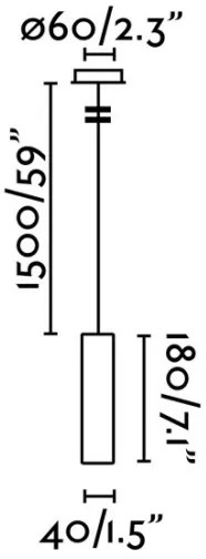 FARO 29894 - LED Luster na lanku ORA LED/4W/230V biela