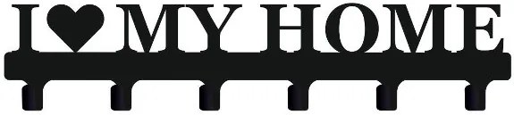 Vešiak na stenu do chodby HOME SO SRDIEČKOM 60