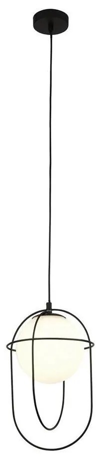 Searchlight 9131BK - Luster na lanku AXIS 1xE27/60W/230V čierna