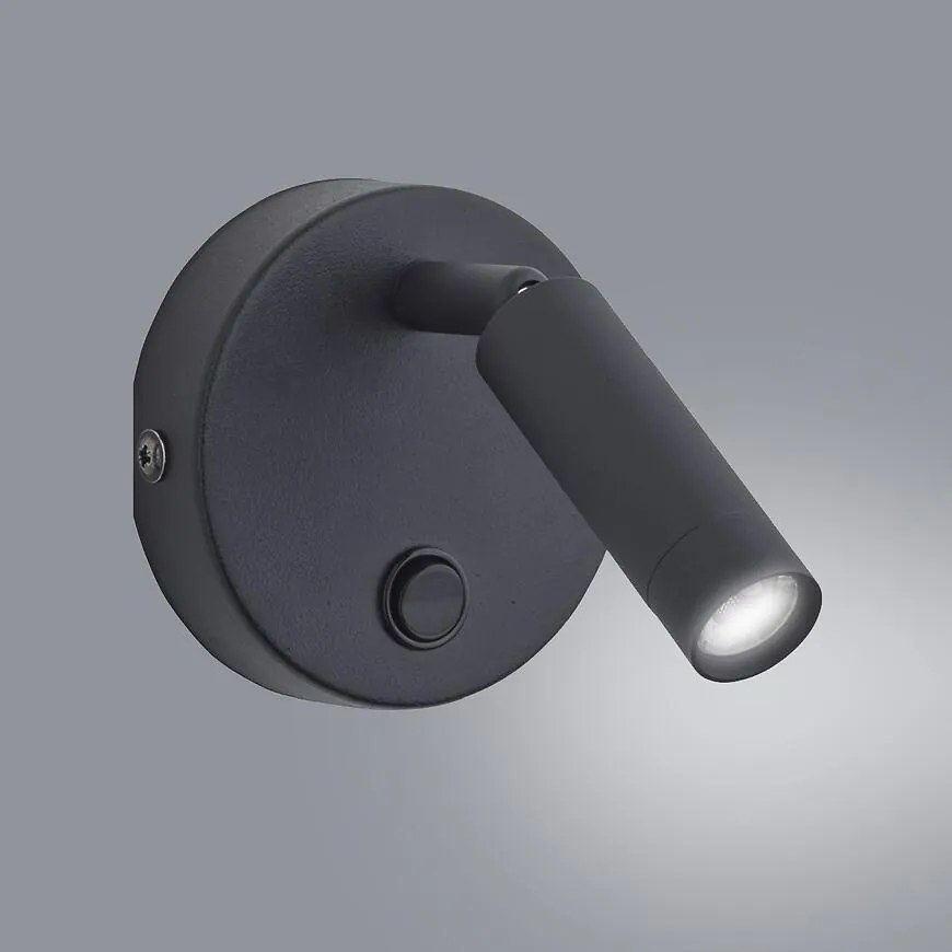 Nástenné bodové svietidlo Enzo 4237 Black K1