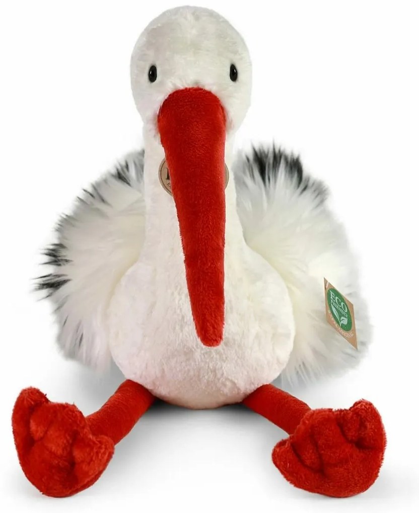 Rappa Plyšový bocian 28 cm ECO-FRIENDLY