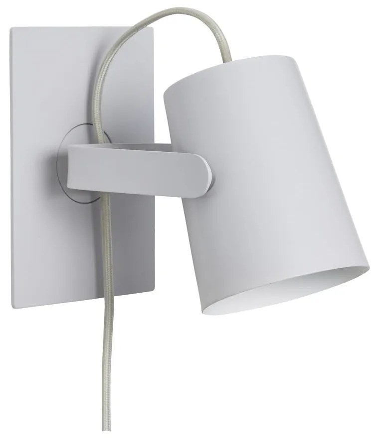 Svetlosivé nástenné svietidlo Ardent – Hübsch