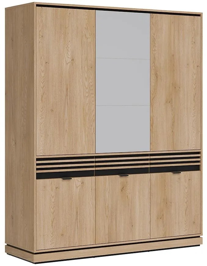 Skriňa 3D Ferro Fe09 Dub Crem Torro