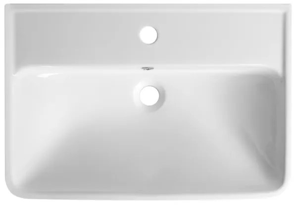 Bruckner - Zapustené umývadlo NEON 60x41,5 cm keramika/biela