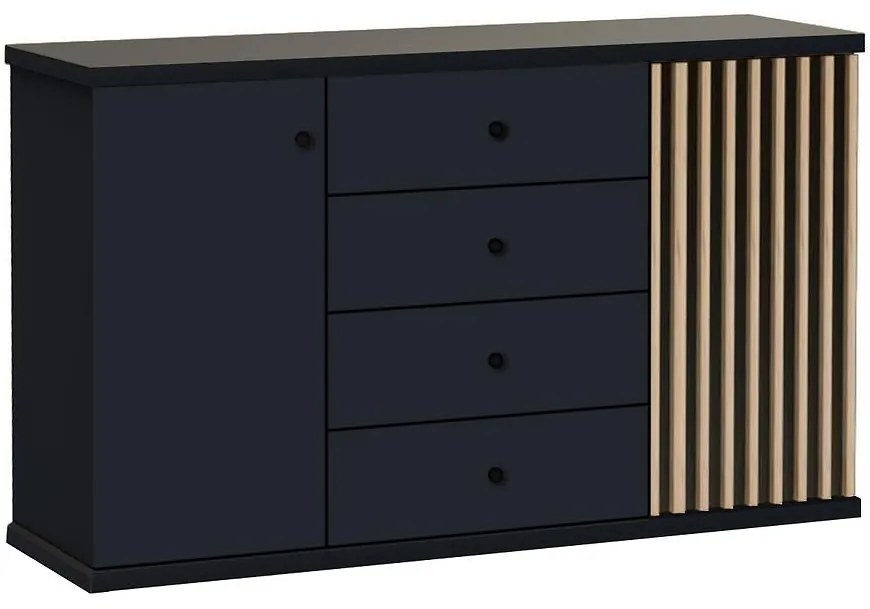 Komoda Cali C-4 čierny/artisan