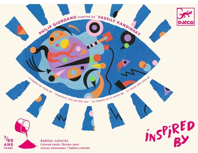 Djeco Kreatívna sada Inspired By Wassily Kandinsky Abstrakcia