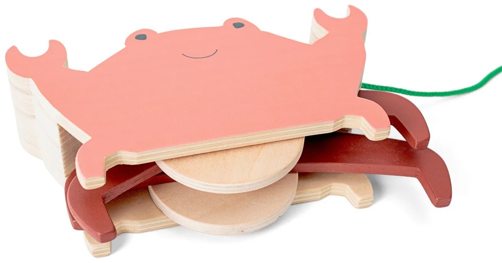 Ťahacia hračka - veselý krab
