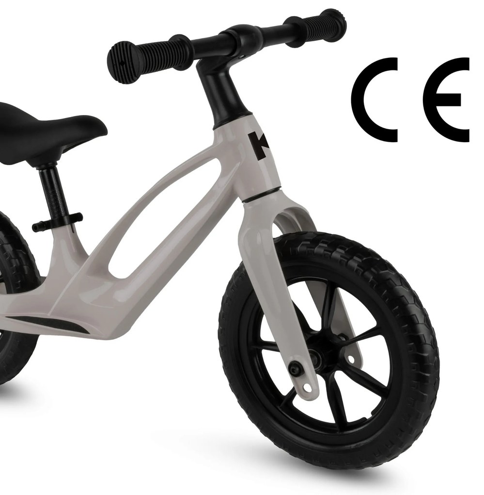 Balančný bicykel Kidwell Vito Balance, detské odrážadlo, sivý, horčíkový rám