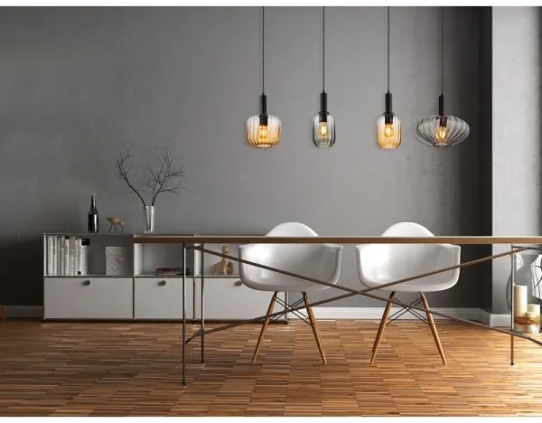 Globo 15719-4 - Závesný luster VALLETTA na lanku 4xE27/60W/230V