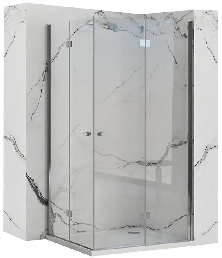 Sprchový kút Fold N2 Rea K9991 90x90x190 chróm