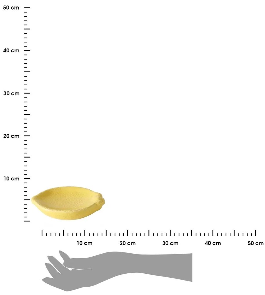 BOLTZE Miska na mydlo Limone, žltá
