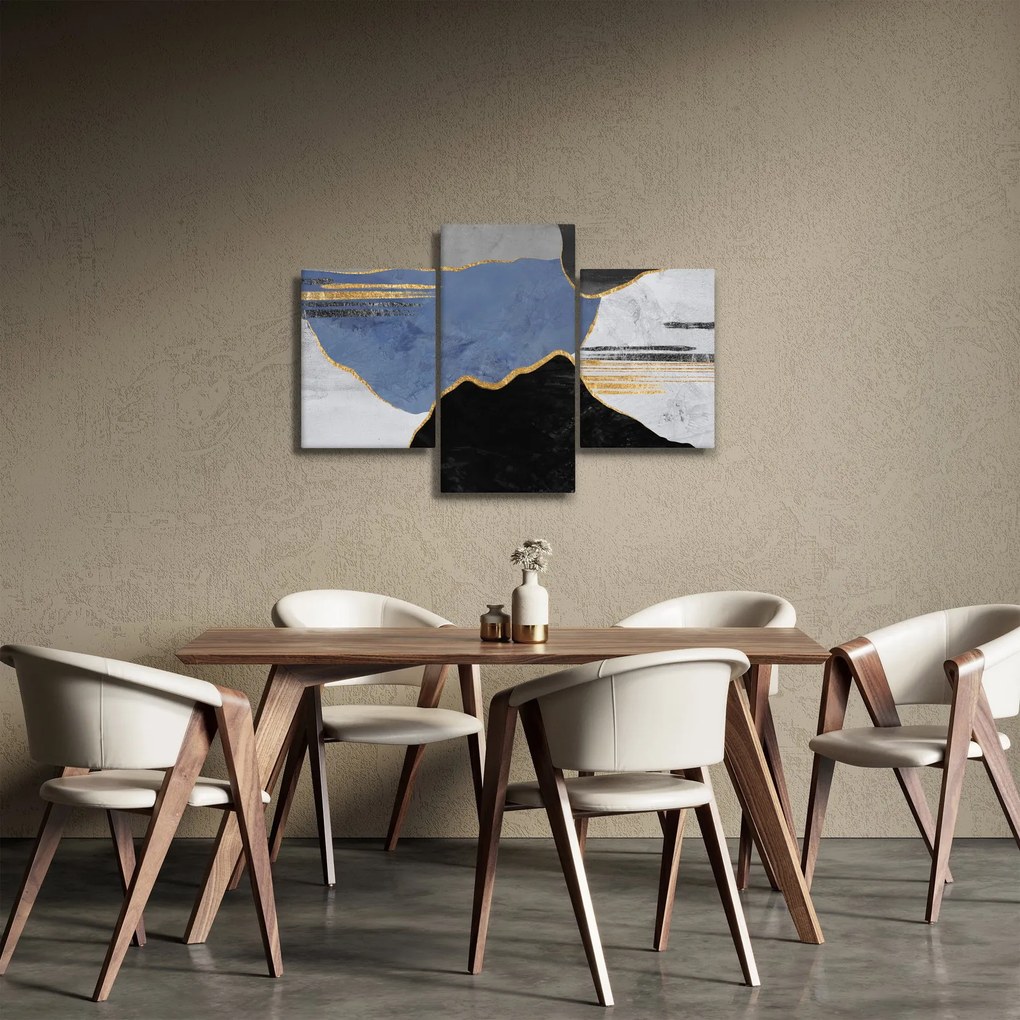 Obraz - Textúrované tvary (90x60 cm)