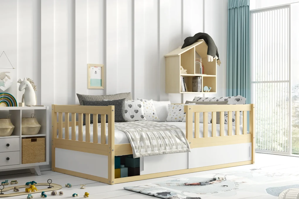 Posteľ SMART 160x80cm - Borovica