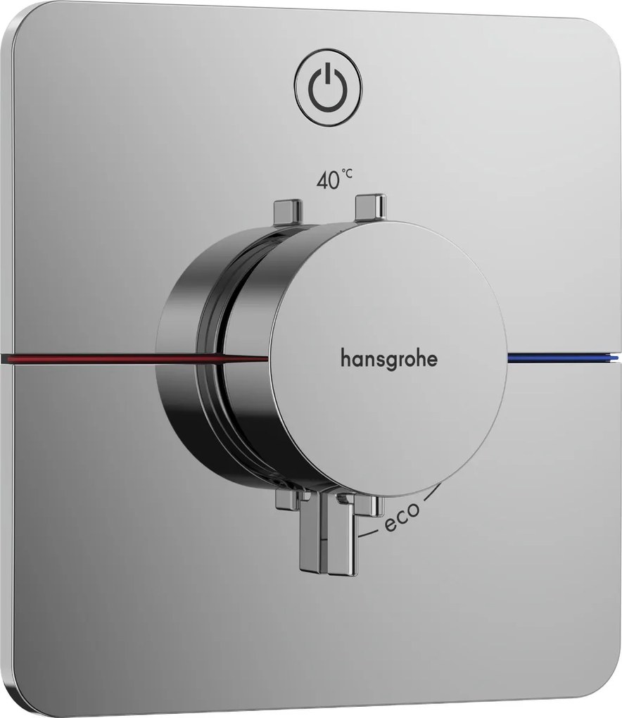 Hansgrohe ShowerSelect Comfort Q, termostat pod omietku pre 1 spotrebič, chróm, HAN-15581000