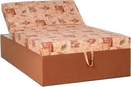 Polohovacia posteľ Alex Senior 120, hnedá (č.213/49 , matrace A do 90 kg)