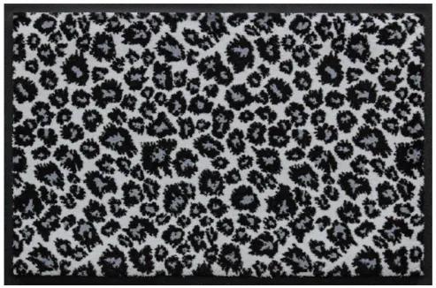 Premium rohožka- zvieratá - sivý leopardí vzor (Vyberte veľkosť: 75*50 cm)