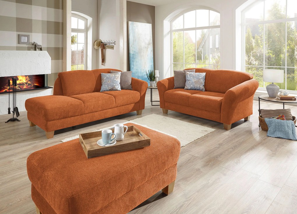 XXXLutz DVOJMIESTNA POHOVKA, textil, terakotová Sit & More - Sedačky - 000144005360
