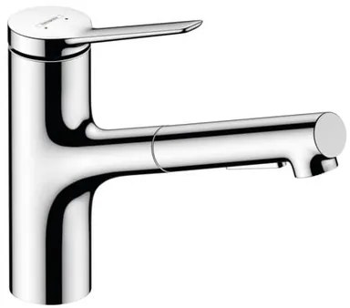 Drezová batéria Hansgrohe Zesis s vyťahovacou spŕškou, 2 prúdy chróm 74810000