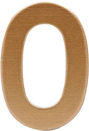 Domová číslica RICHTER RN.75L (matná meď), číslice 0, RICHTER Meď