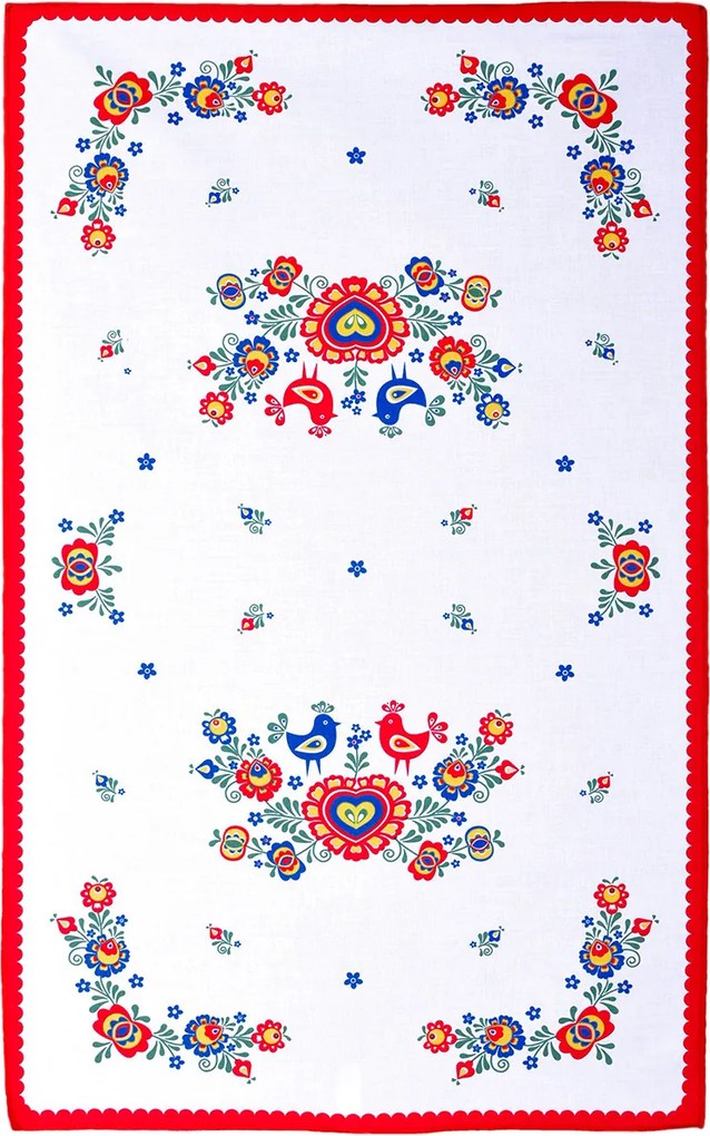 FORBYT Utierka Folklór červená, 45 x 70 cm