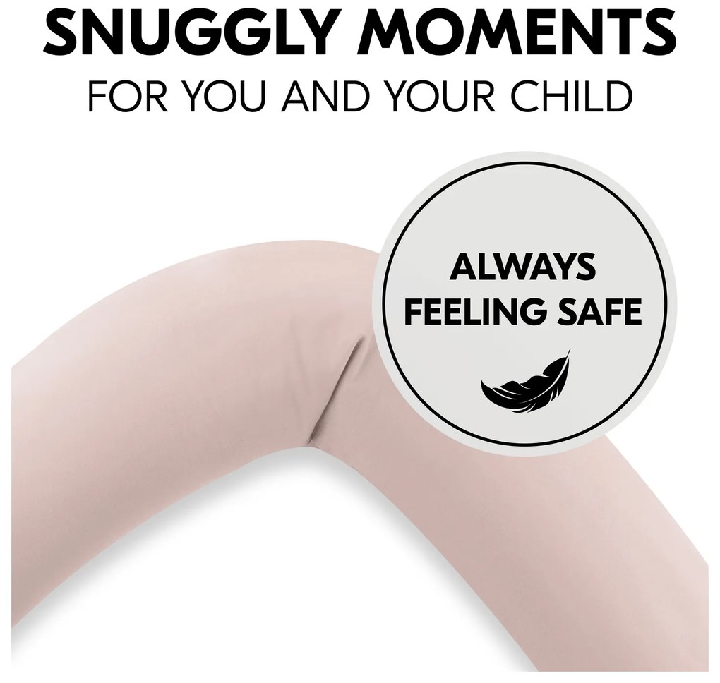 Hauck Multifunkčný vankúš NURSE N CARE, Smoky Pink