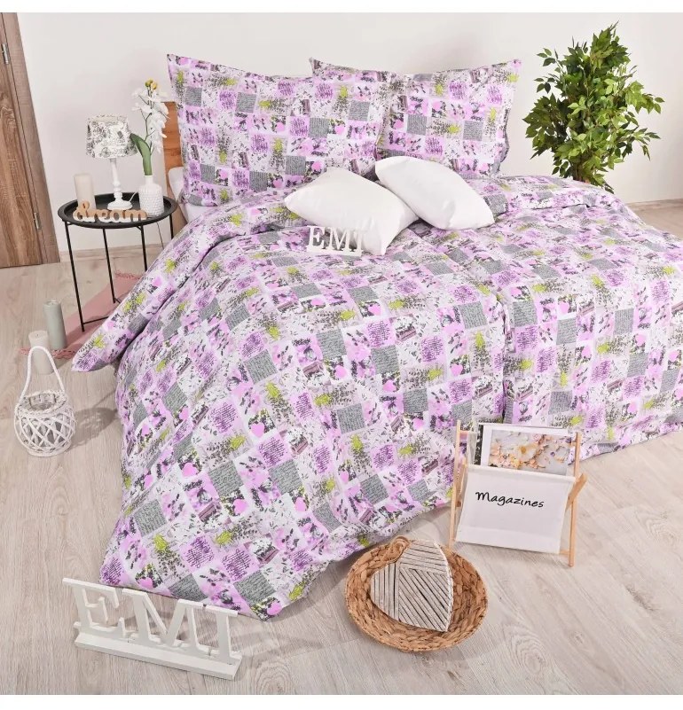 Obliečky bavlnené Amadora EMI, Štandardný set jednolôžko obsahuje 1x 140x200 + 1x 70x90