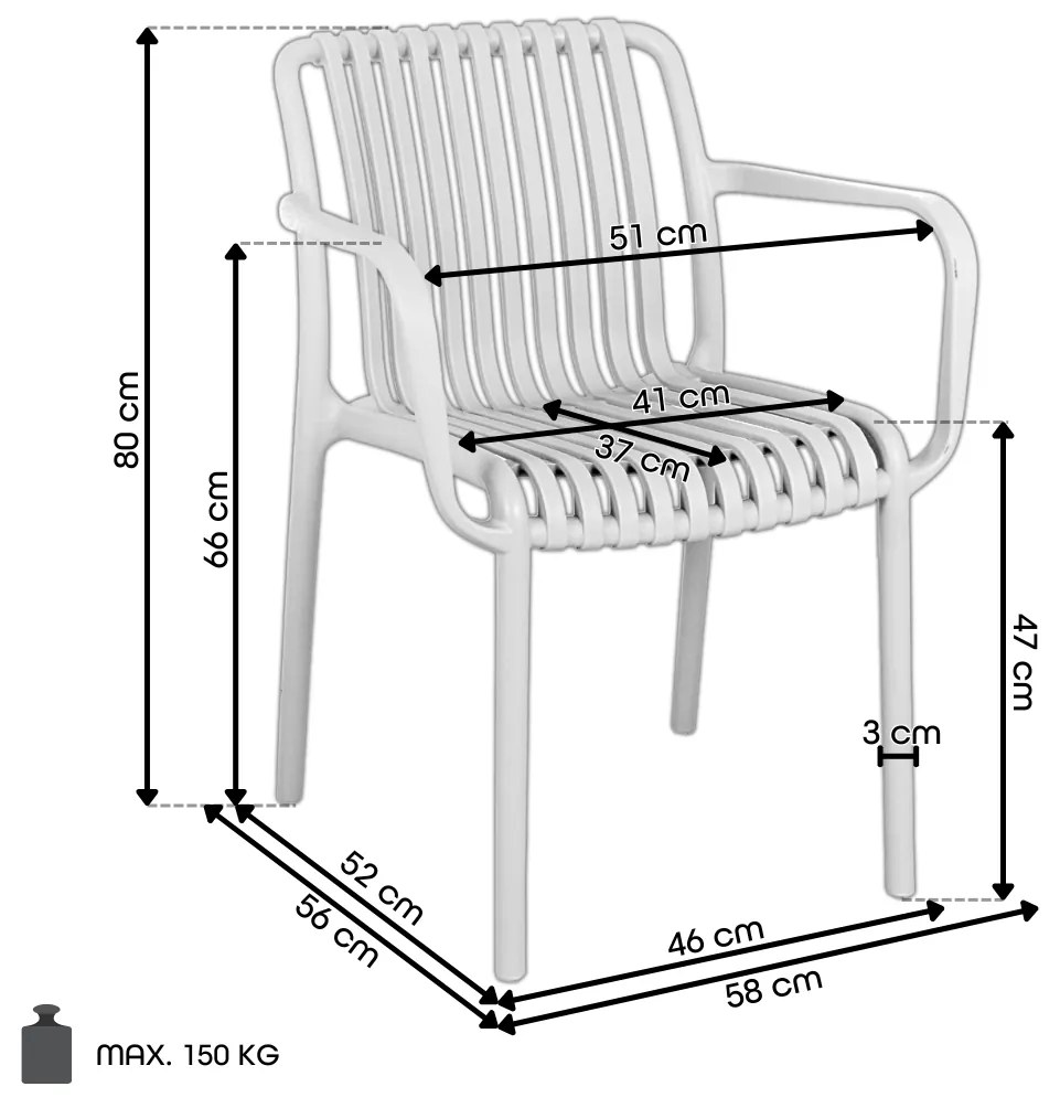JULIAN Svetlomodrá - MODERNÁ STOLIČKA DO KUCHYNE ZÁHRADY KAVIARNE (STOHOVATEĽNÁ)
